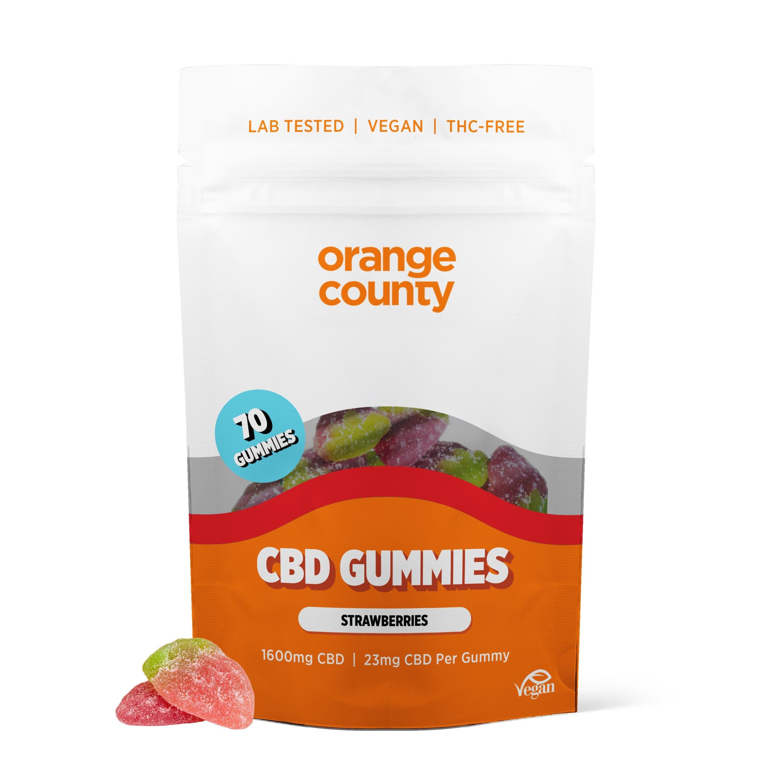Orange County CBD Gummies 4800mg — Strawberries