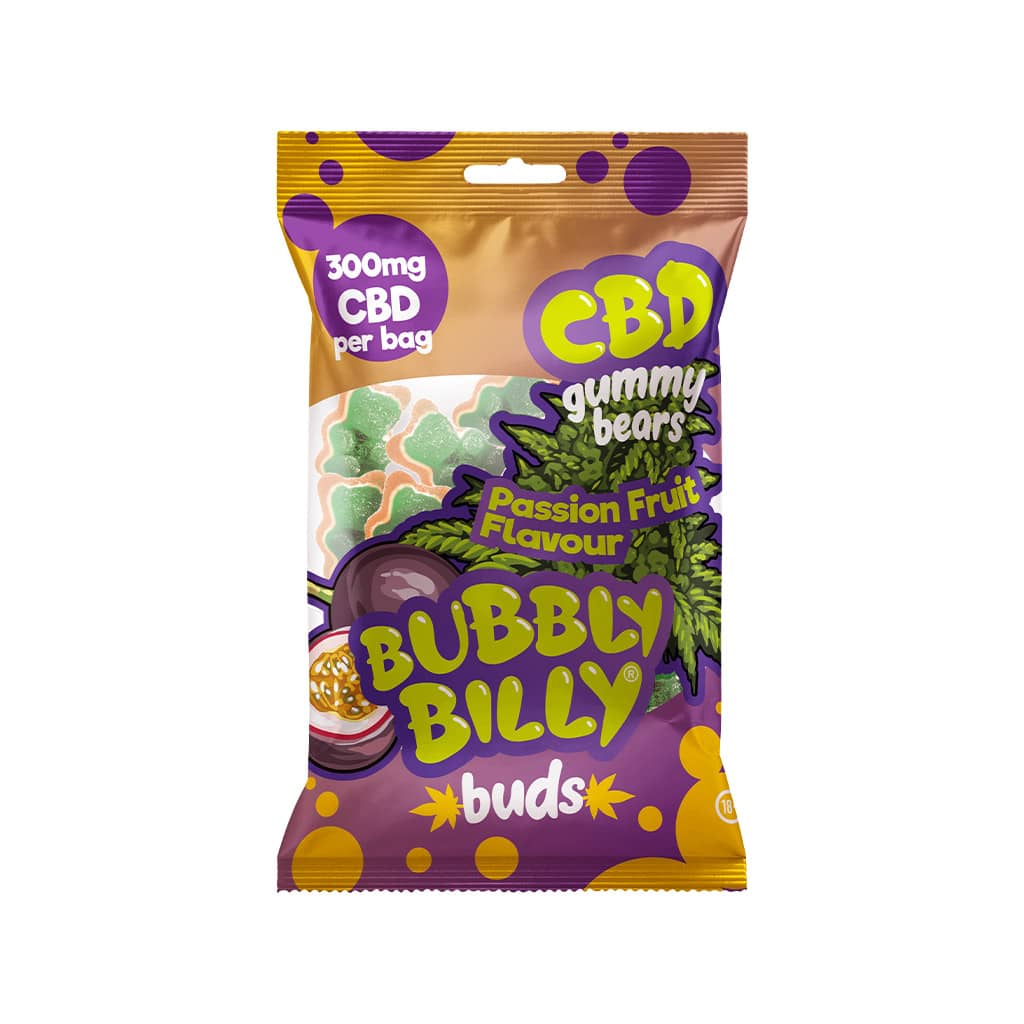 Multitrance Bubbly Billy CBD Gummy Bears 300mg — Passion Fruit