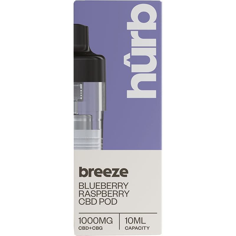 Hûrb Breeze CBD Refill Pod CBD+CBG 1000mg 10ml