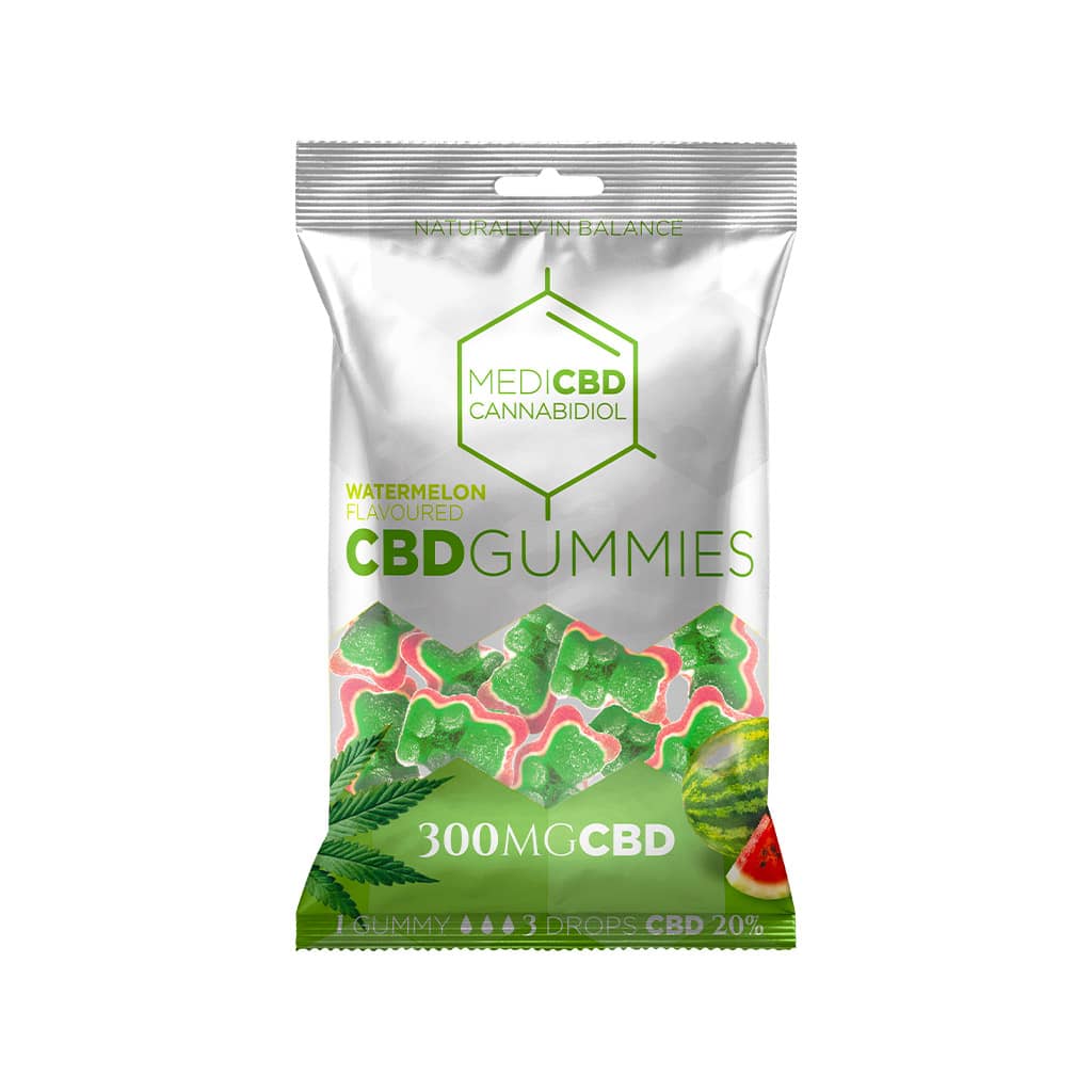 MediCBD CBD Gummy Bears 300mg — Watermelon