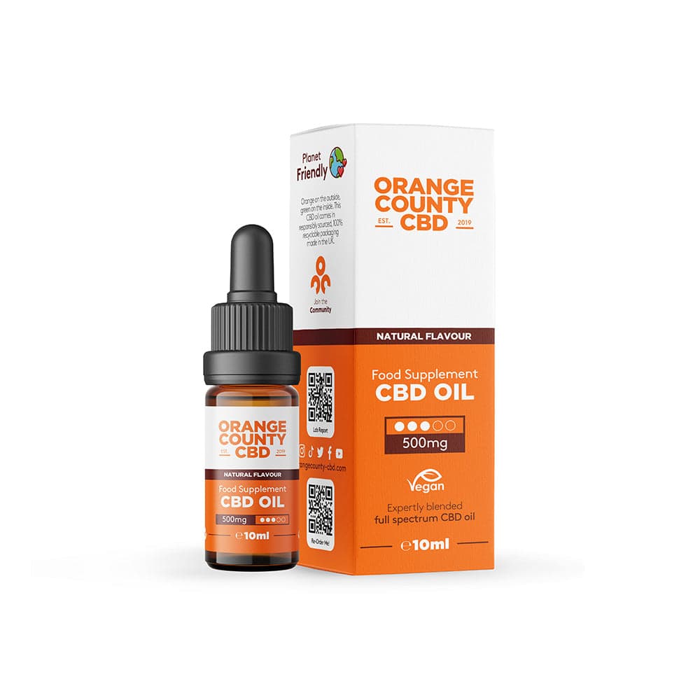 Orange County CBD Oil 500mg 10ml — Natural