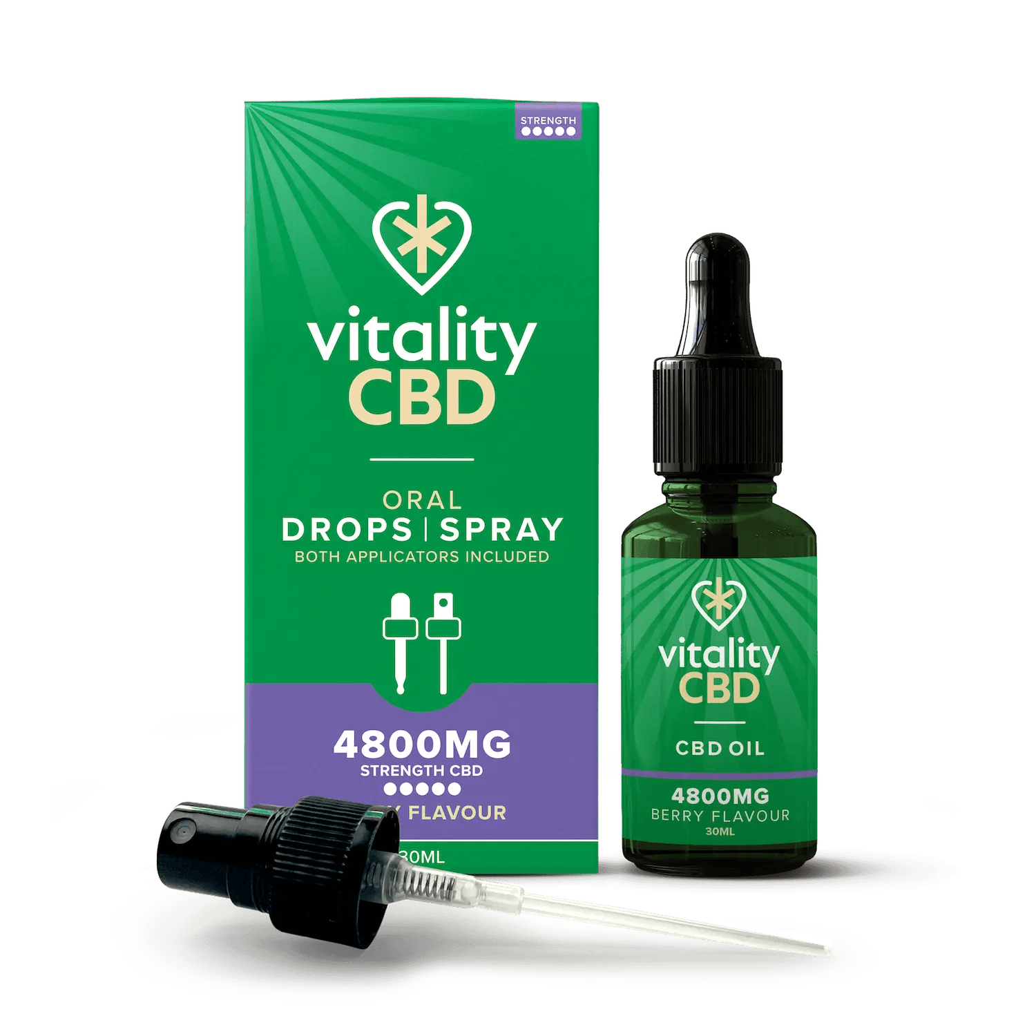 Vitality CBD Berry Dual Applicator