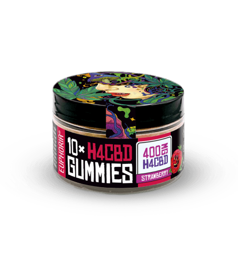 Euphoria H4CBD Gummies 400mg — Strawberry