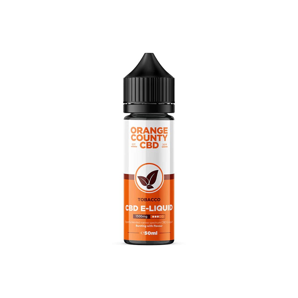 Orange County CBD E-liquid 1500mg 50ml — Tobacco