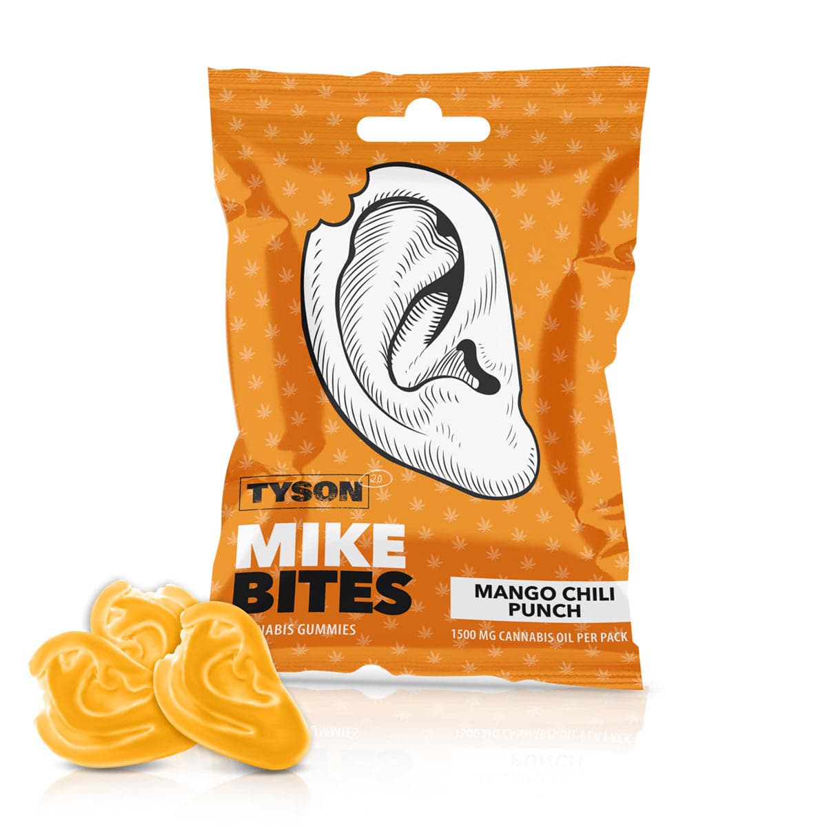 Tyson 2.0 Mike Bites Cannabis Gummies — Mango Chili Punch