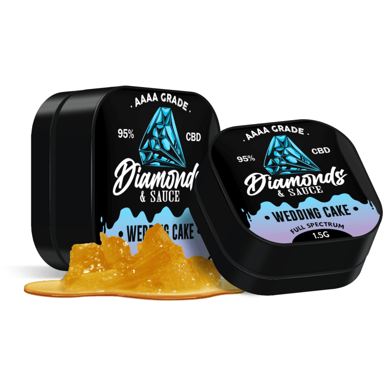 Diamonds & Sauce Full Spectrum 95% 1.5g — Wedding Cake