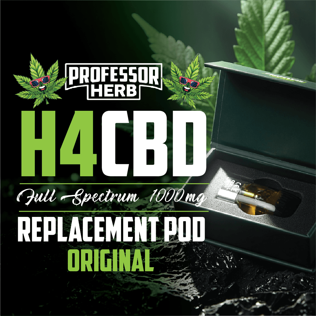 Professor Herb 1000mg Full Spectrum H4CBD 1ml Replacement Pod, Original