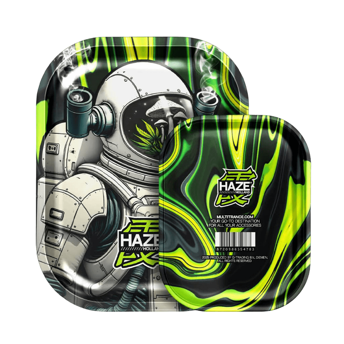 Multitrance Haze Holland: Ganja Wars - Small Rolling Tray