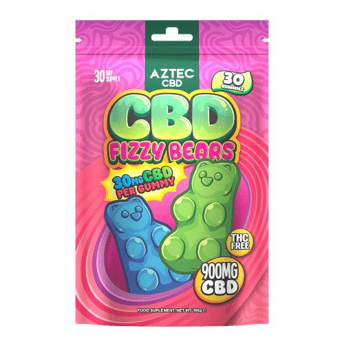 Aztec CBD Fizzy Bears 900mg