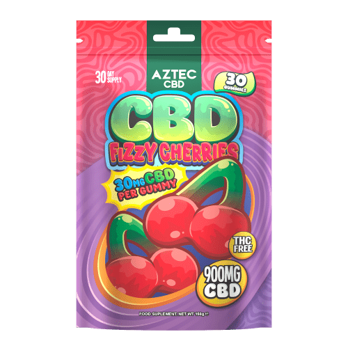 Aztec CBD Fizzy Cherries 900mg