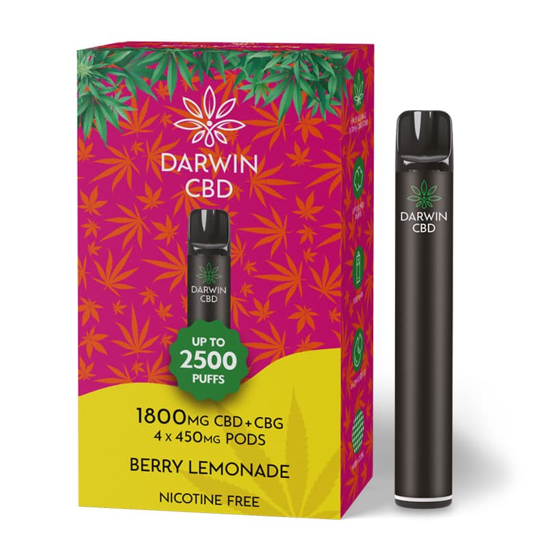 Darwin CBD+CBG 1800mg Prefilled Pod Kit