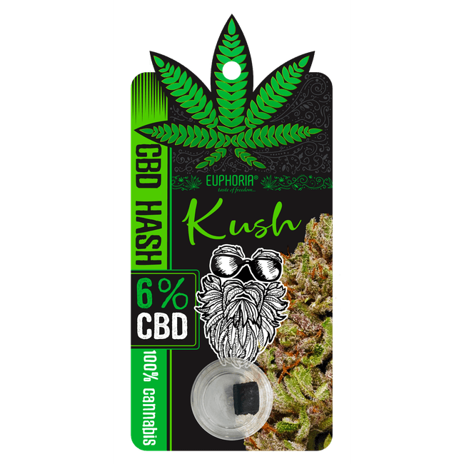 Euphoria Kush CBD Hash (6%) - 1g