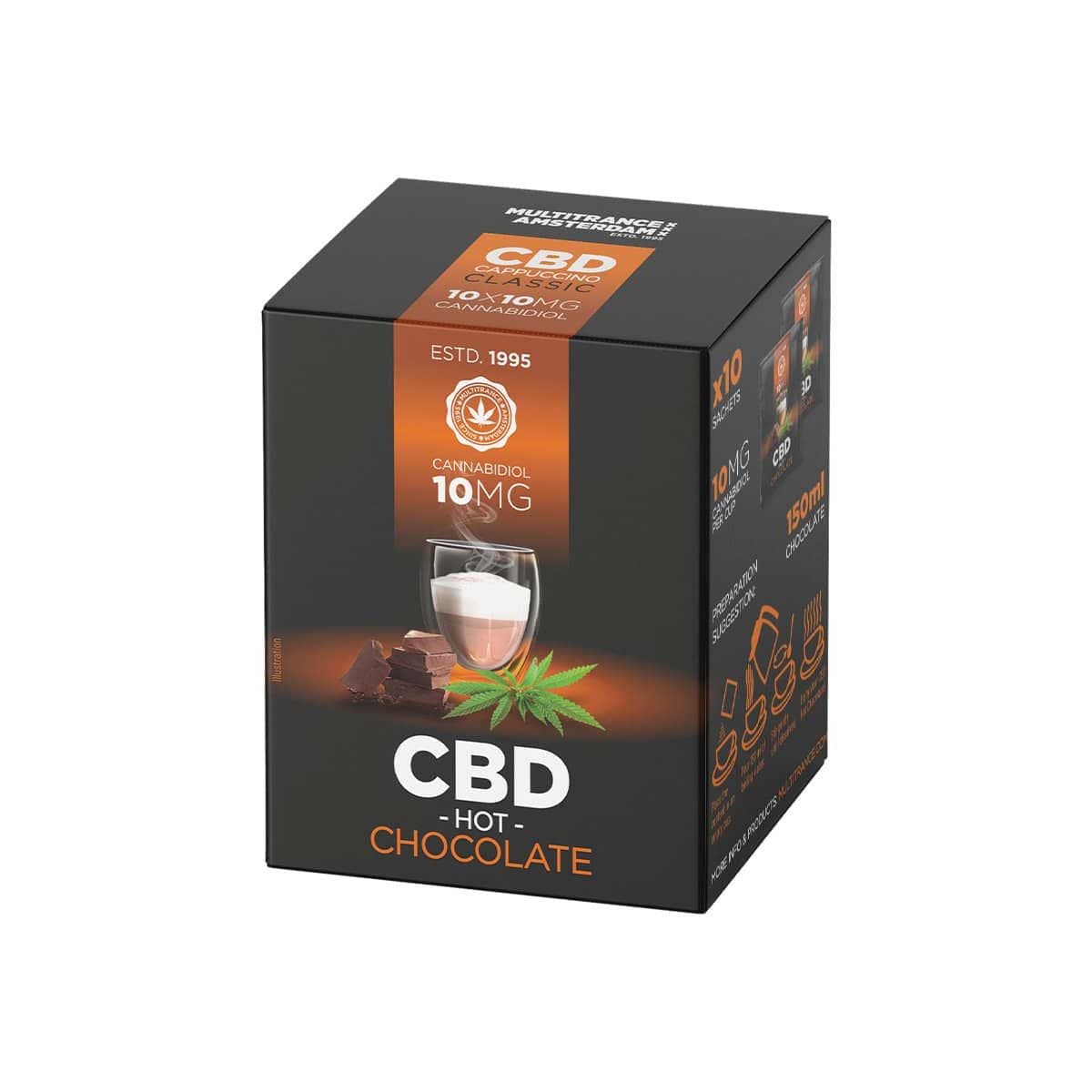 Multitrance Cannabis Coffee Instant Cappuccino (10 Sachets)