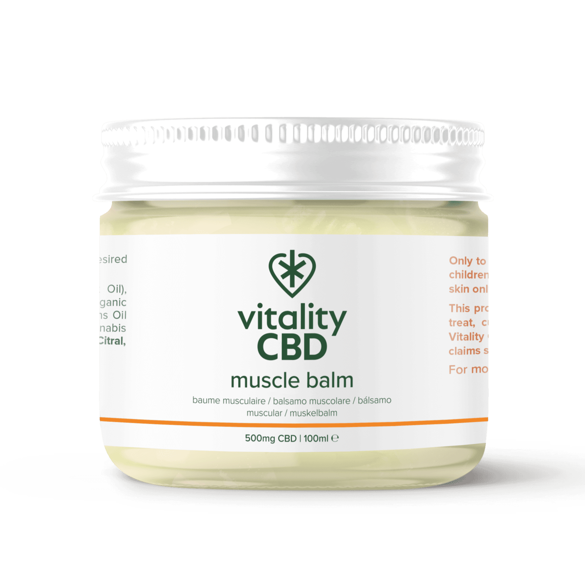 Vitality CBD Muscle Balm 50ml