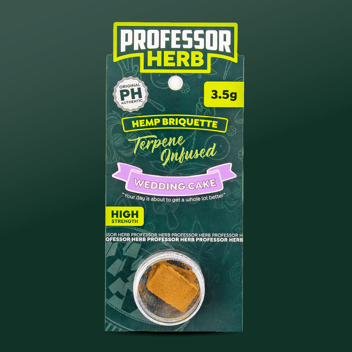 Professor Herb Hemp Briquette Hash (3.5g)