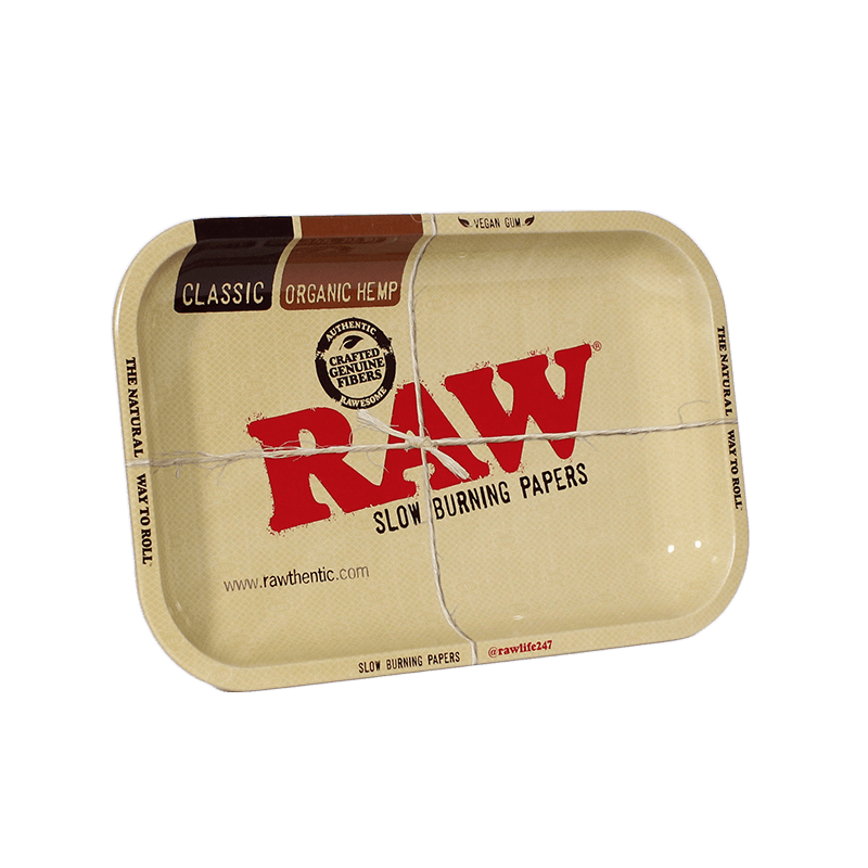 RAW 'Classic Hemp' Rolling Tray (Small 11" x 7")