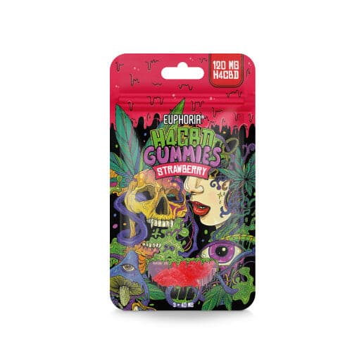 Euphoria H4CBD Gummies 120mg (3 pcs) — Strawberry