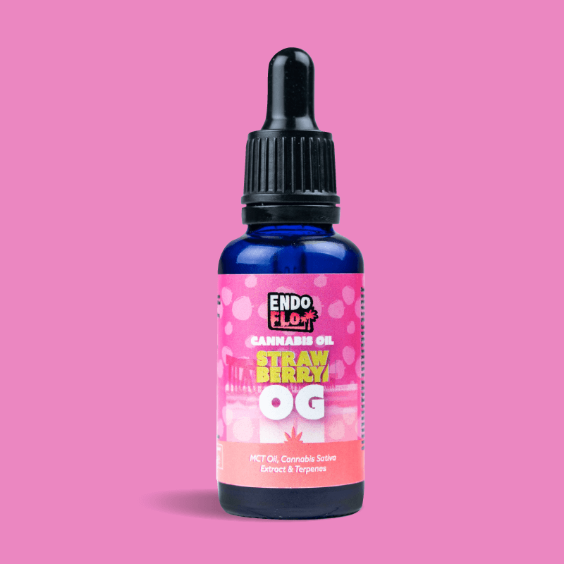 EndoFlo Full Spectrum Cannabis Oil Tincture Strawberry OG