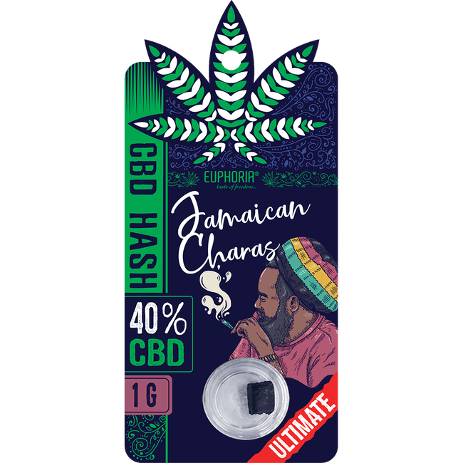 Euphoria Jamaican Charas CBD Hash (40%) - 1g