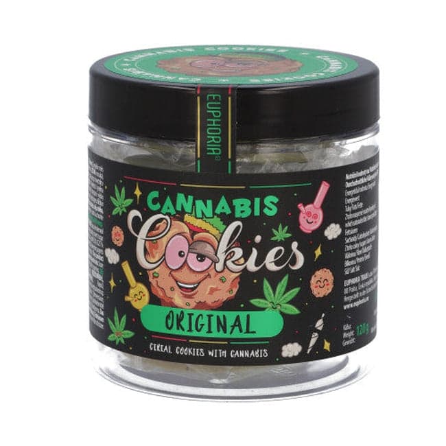 Euphoria Cannabis Cookies 120mg (Pot of 12) — Original