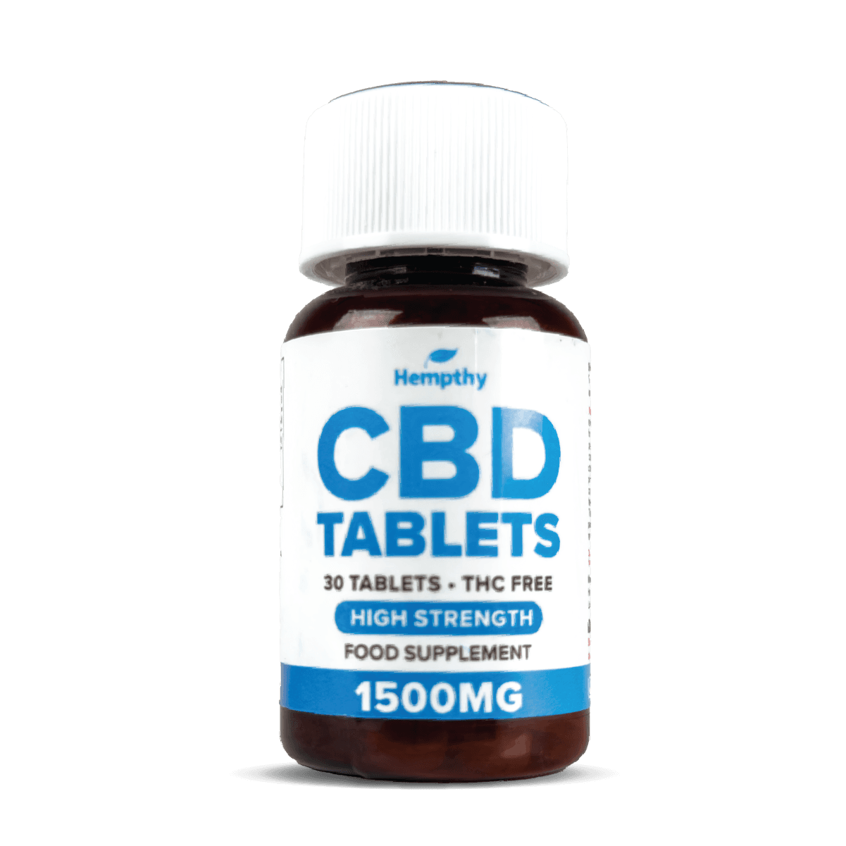 Hempthy CBD Tablets: 1500mg (30 Pack)