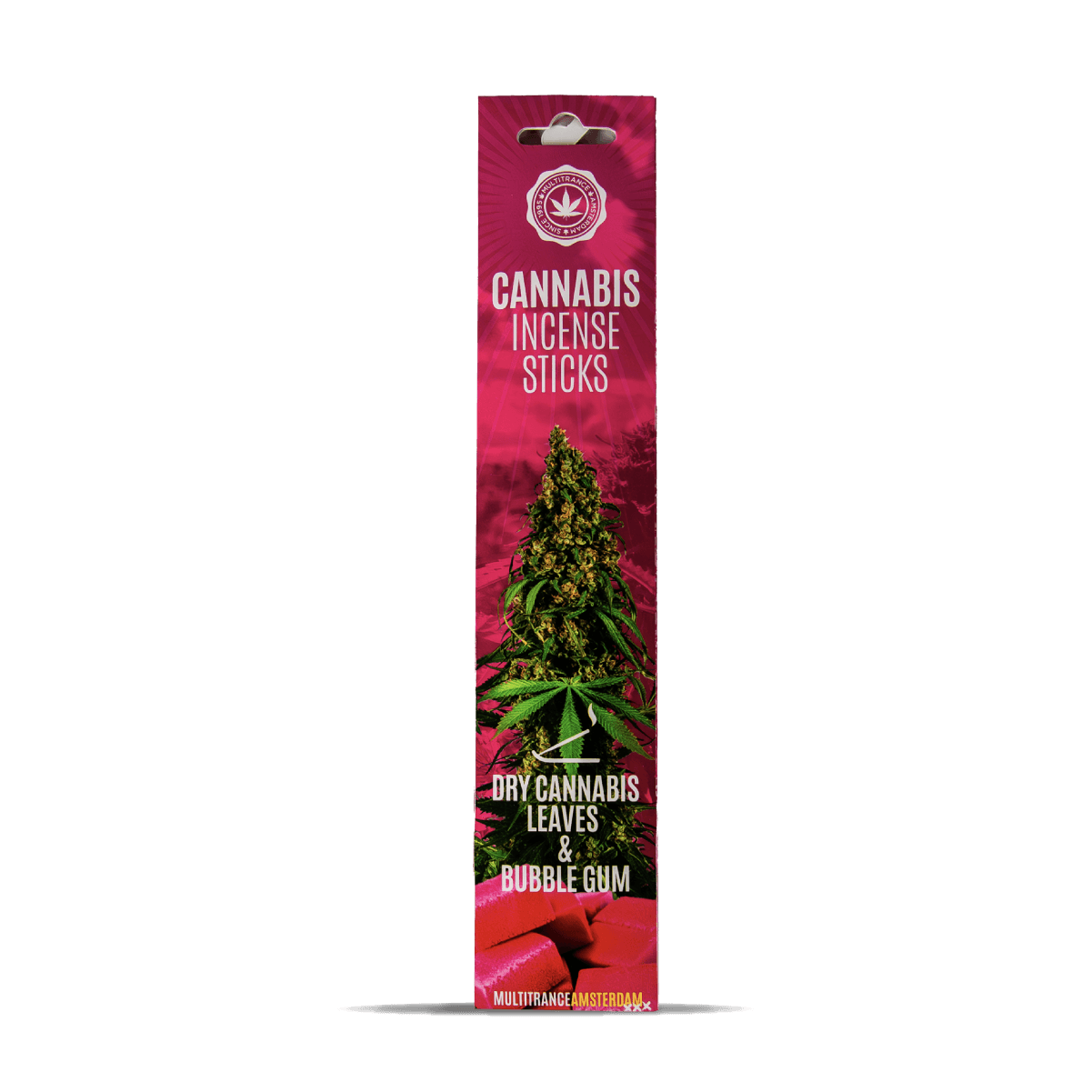 Multitrance Cannabis Incense Sticks Dry Cannabis & — Pack of 6
