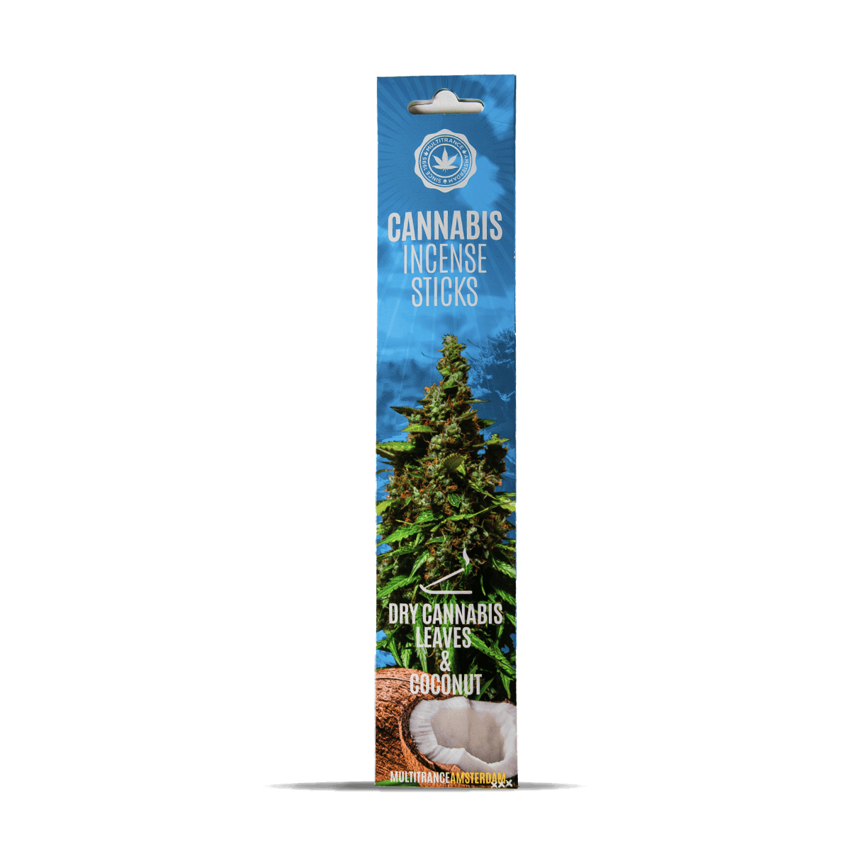 Multitrance Cannabis Incense Sticks Dry Cannabis & Coconut — Pack of 6