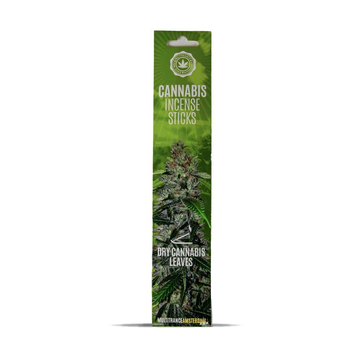 Multitrance Cannabis Incense Sticks Dry Cannabis Leaves — Pack of 6