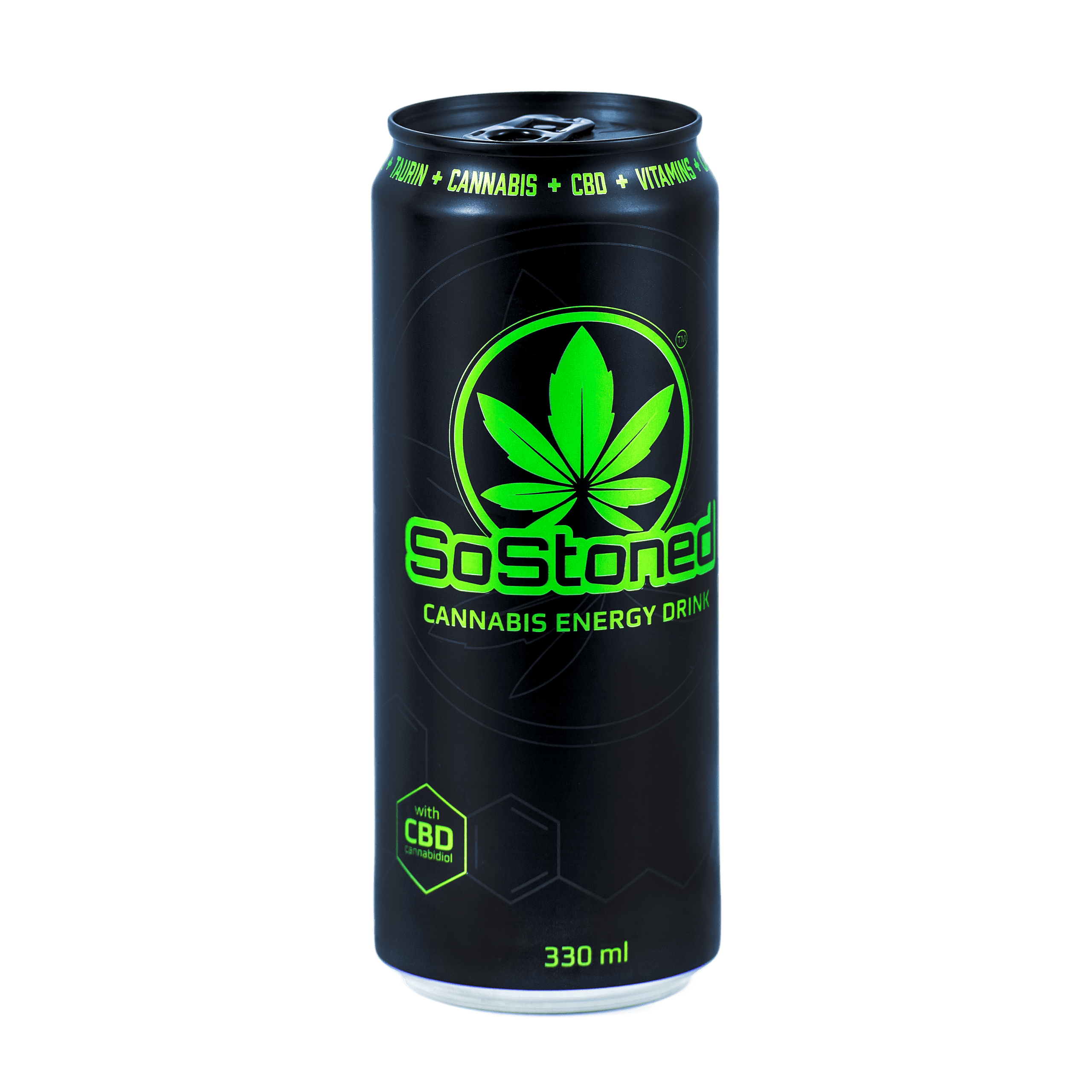 SoStoned Cannabis Energy Drink — Box of 24