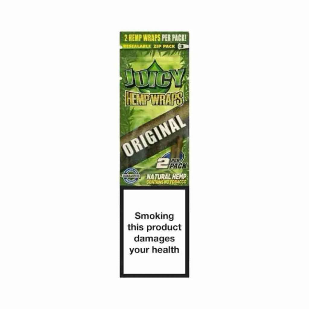 Juicy Jay's Hemp Double Wraps — Box of 25, Original - 2 Wraps